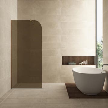 Aanbieding: Inloopdouche Wiesbaden Curvea 80x200 cm 8 mm, Ophalen of Verzenden, Nieuw, Douche