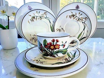 Villeroy & Boch - Ontbijtservies (10) - Porselein - Botanica