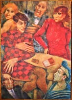 Remo Squillantini (1920-1996) - Omaggio a Otto Dix, Antiquités & Art
