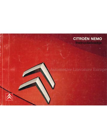 2008 CITROËN NEMO INSTRUCTIEBOEKJE NEDERLANDS, Auto diversen, Handleidingen en Instructieboekjes