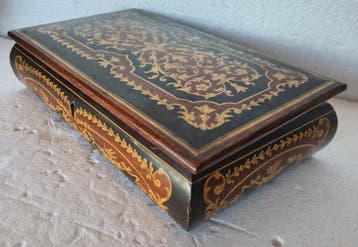 Boîte à bijoux - Érable - Coffret dart sorrentin