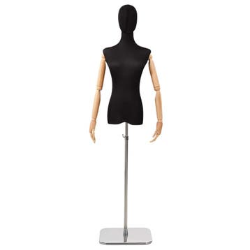 vidaXL Verstelbare mannequin van 165-213 cm met voet Vrouw, Verzenden