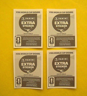 Panini USA 2026 World Cup - 4 Extra Stickers - 4 Sticker -, Collections
