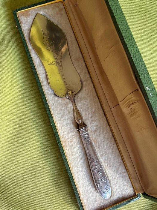Pelle à tarte - Argent 950, Antiquités & Art, Antiquités | Argent & Or