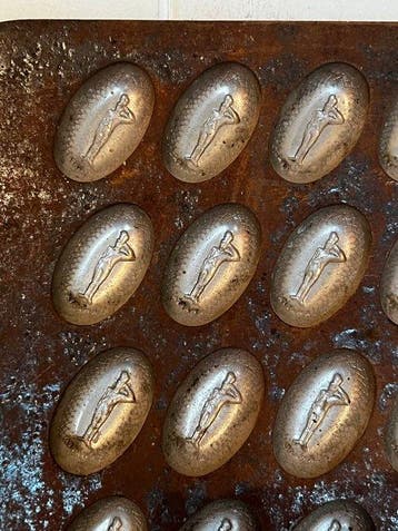 Pot à chocolat - Métal - Chocolat métallique vintage