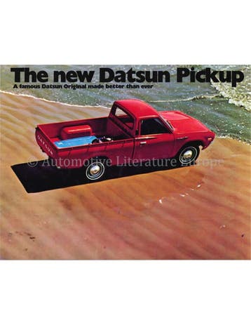 1973 DATSUN PICKUP BROCHURE ENGELS (USA), Nieuw