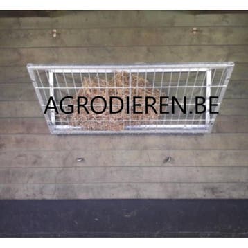Hooiruif 120 cm met sterk gaas - met inbegrip van 8 korte, Dieren en Toebehoren