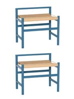 Hübsch - A.D. Copier - Bank (2) - Heritage Zitbank - Petrol