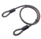 Staalkabel 80 cm met lussen geplastificeerd, Verzenden