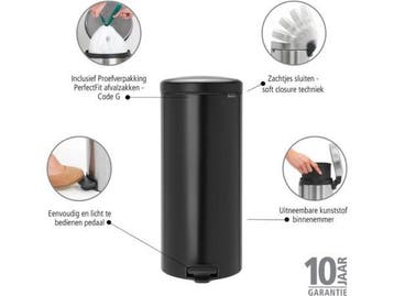 Veiling - Brabantia NewIcon Prullenbak