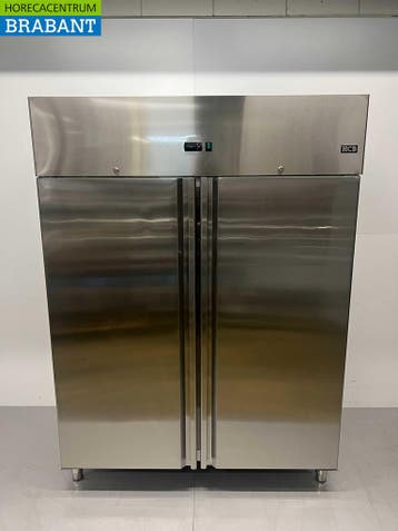 Acier inoxydable Double porte 2 portes Congélateur Monobloc, Verzenden