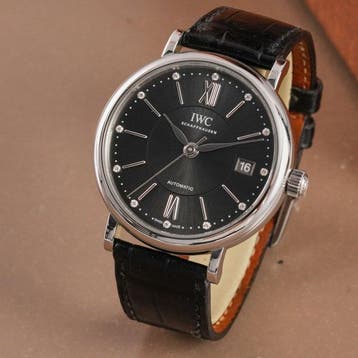 IWC - Portofino Automatic Grey Diamond - IW458102 - Heren -