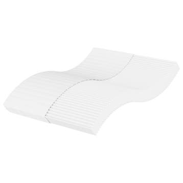 vidaXL Schuimmatras hardheid H2 H3 140x190 cm wit, Verzenden