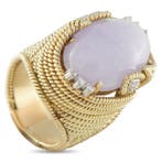 Bague - 18 carats Or jaune, Bague en or jaune 18 carats avec, Bijoux, Sacs & Beauté, Bagues