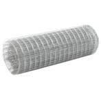 vidaXL Kippengaas 25x0,5 m gegalvaniseerd staal, Tuin en Terras, Verzenden, Nieuw