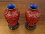 Vaas - Lacca - China - rode lak (Zonder minimumprijs)
