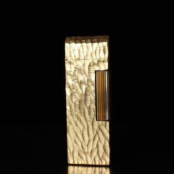 Dunill - Dome Bark Pattern Rollagas Lighter - Aansteker -, Nieuw