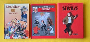 Nero - Lot van 13 albums o.a. Zilveren tranen, Marc Sleen 80, Livres