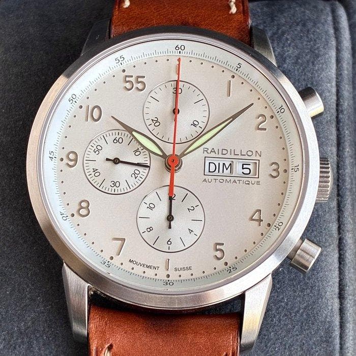 Raidillon - Timeless Chronograph Limited Edition 52/55 - C10, Bijoux, Sacs & Beauté, Montres | Hommes