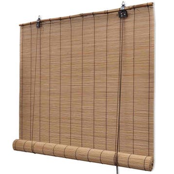 vidaXL Rolgordijn 150x220 cm bamboe bruin, Huis en Inrichting, Verzenden, Nieuw