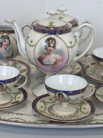MZ Austria - Pierre Rougerie Limoges - Koffieservies voor 4