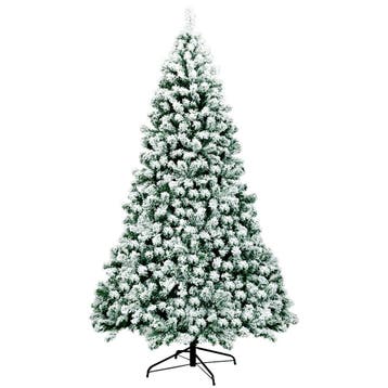 2dekans | Coast Besneeuwde Kunstkerstboom Wit/Groen – 225 cm, Diversen, Ophalen of Verzenden, Nieuw