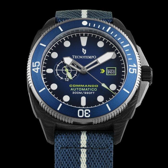 Tecnotempo - Commando - Forged Carbon & Titanium -, Bijoux, Sacs & Beauté, Montres | Hommes