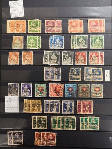Zwitserland 1922/2009 - Ambten, verzameling van alle, Gestempeld
