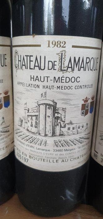 1982 Chateau de Lamarque - Haut-Médoc - 13 Bouteilles (0,75, Verzamelen, Wijnen, Nieuw