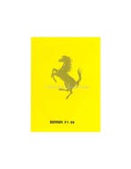 1989 FERRARI F1-89 BROCHURE 542/89, Boeken, Nieuw