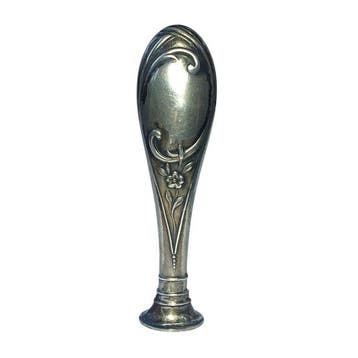 Exquisite Art Nouveau Silver Wax Seal / Signet Stamp with