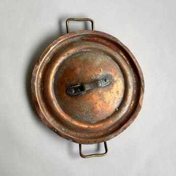 Pot - Koper - Oude koperen pot