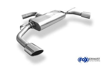 FOX VW Kever 2.0l - 16 (5C) Coupe & Cabrio einddemper uitgan, Verzenden