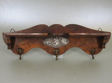 Figuur - Kapstok met beschermheilige Sint-Christoffel (auto, Antiek en Kunst
