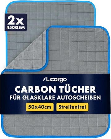 2dekans | LICARGO Microvezeldoek Koolstofvezeldoek – 450 GSM, Ophalen of Verzenden, Nieuw