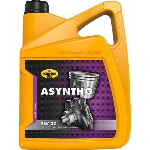 Kroon Oil ASYNTHO 5W30 5 Liter, Auto diversen, Onderhoudsmiddelen, Ophalen of Verzenden