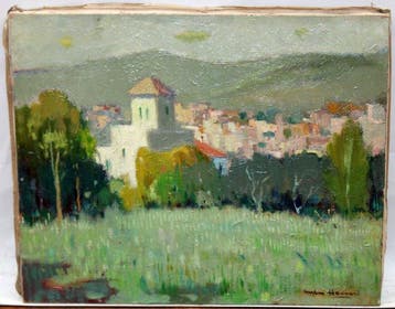 Antoni Sala Herrero (1927-2012) - Vista de pueblo