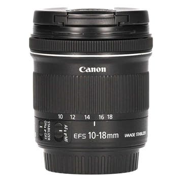 Canon EF-S 10-18mm f/4.5-5.6 IS STM met garantie, Ophalen of Verzenden