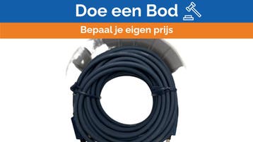 Bieden: 15m Durable Fiber Optic Audio Cable with 3.5mm Adap, Ophalen of Verzenden