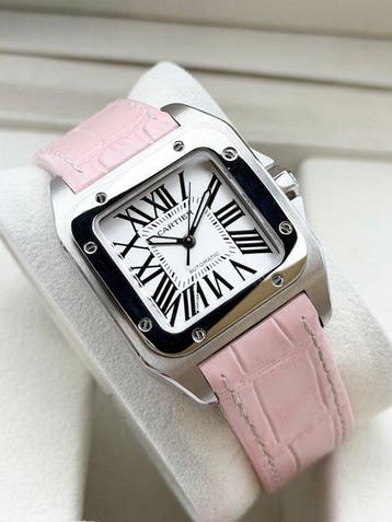 Cartier - Santos 100 - W20126X8 - Unisexe - 2010-2020, Handtassen en Accessoires, Nieuw