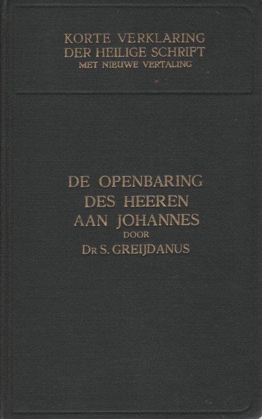 OPENBARING 9789024233045 S. GREIJDANUS, Livres, Religion & Théologie, Envoi