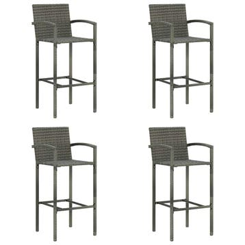 Barkrukken set 4st | Tweede kansje | OP = OP, Huis en Inrichting, Gebruikt, Met voetsteun, Verzenden, 90 cm of meer