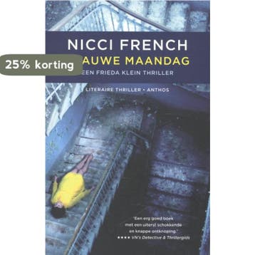 Blauwe maandag / Frieda Klein / 1 9789041423962 Nicci French, Verzenden, Gelezen, Nicci French