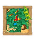 Jungle Deurbord 50cm, Verzenden, Nieuw