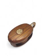 Équipement et accessoires de bateaux (2) - Chêne - Poulie, Antiquités & Art