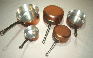 Les Cuivres de Faucogney, made in France - Een degelijke set
