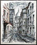 Robert Le Berger (1905-1972) - Vue du Sacré Cœur, Montmartre
