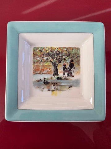 Villeroy & Boch - Bord (5) - Porselein - Set van 5, Antiek en Kunst