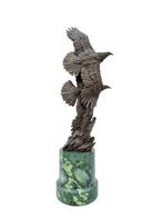 sculptuur, Flying eagles - 60 cm - Brons, Marmer, Antiek en Kunst