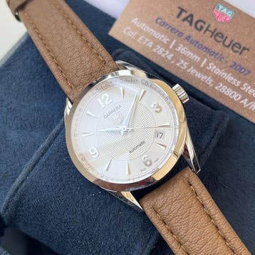 TAG Heuer - Carrera Automatic - Clous de Paris (Waffle) dial